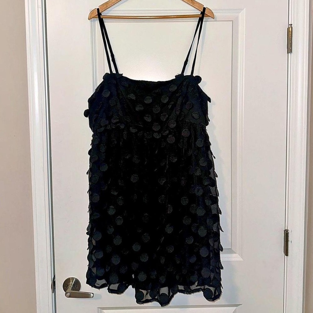 Forever 21 Black Polka Dot Dress 2X